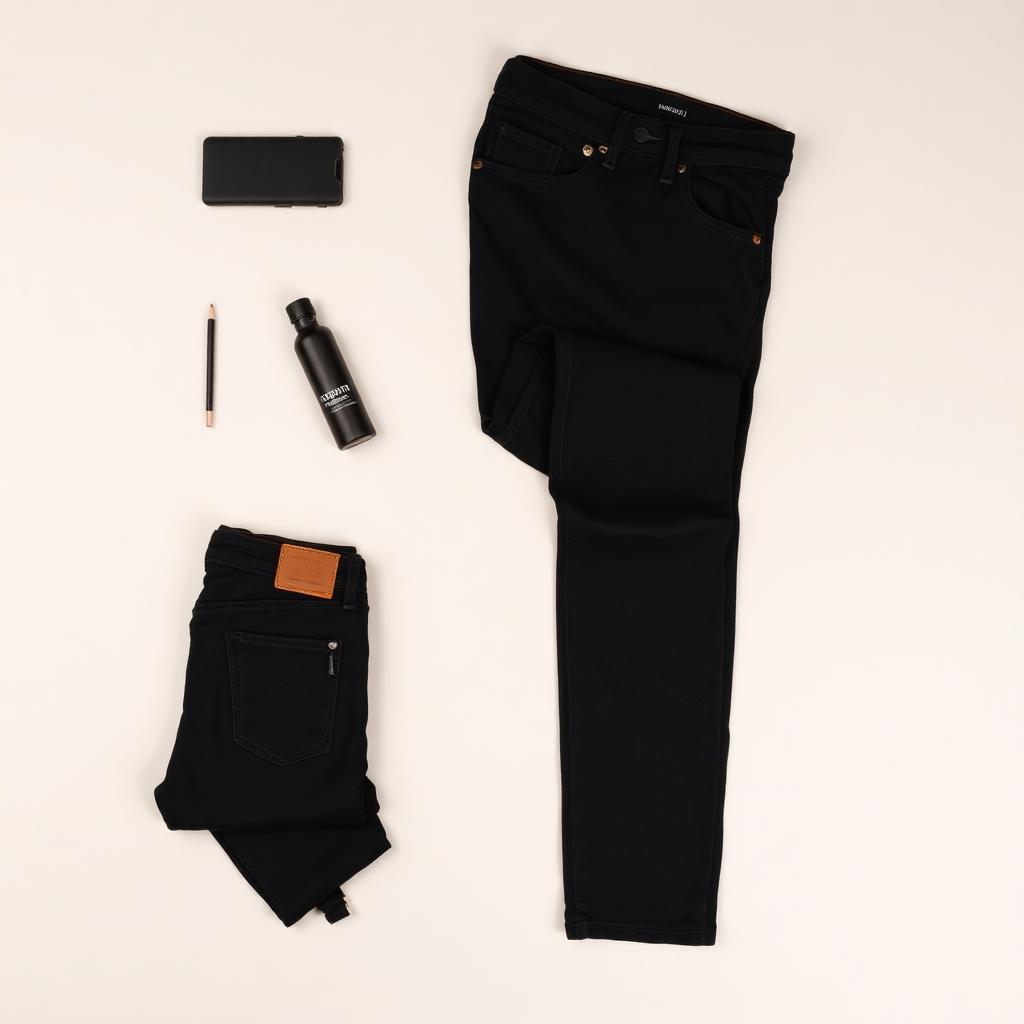 Black Slim Denim